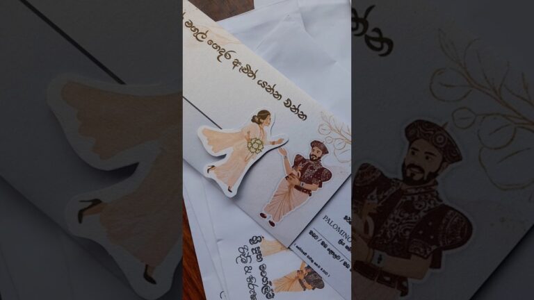 What a creative idea 🤍✨️|| wedding card design | Sri Lanka #shorts