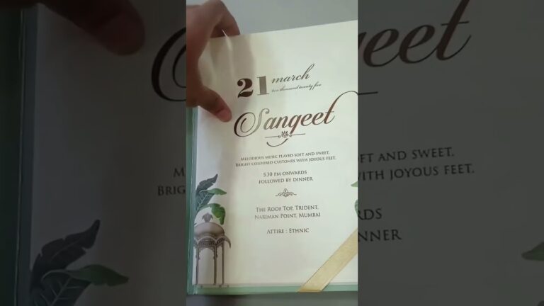 Traditional Design Printed Hardbound Wedding Invitation Card | Jimit Card | 3381APReel
