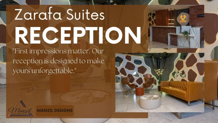 Zarafa Suites Reception in Nairobi, Kenya | Modern Hotel Reception | Best Hotels in Nairobi