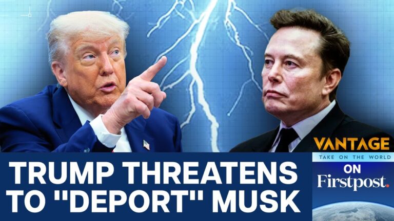 Trump to Musk: “Head Home to South Africa” | Vantage on Firstpost | N18G