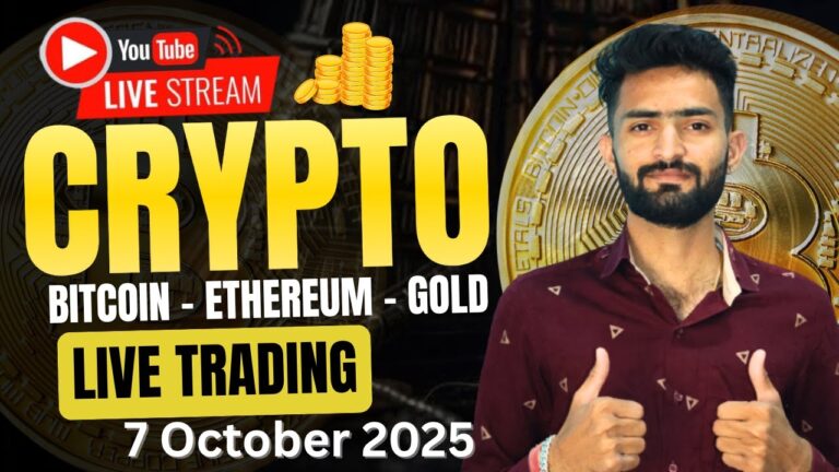 Live Crypto and forex Trading | Bitcoin Live Trading | Gold Live Trading 08 October 2025 🤑🤑