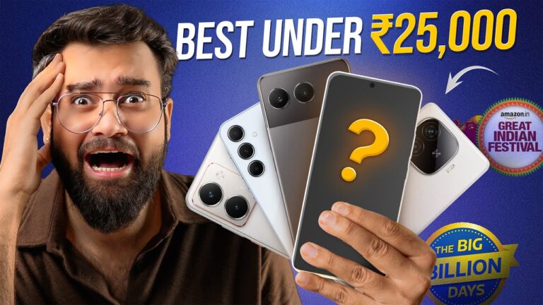 Top 5 Best Mobile Phones Under ₹25000⚡Amazon & Flipkart Sale 2025 | Best Phone Under 25000 😱