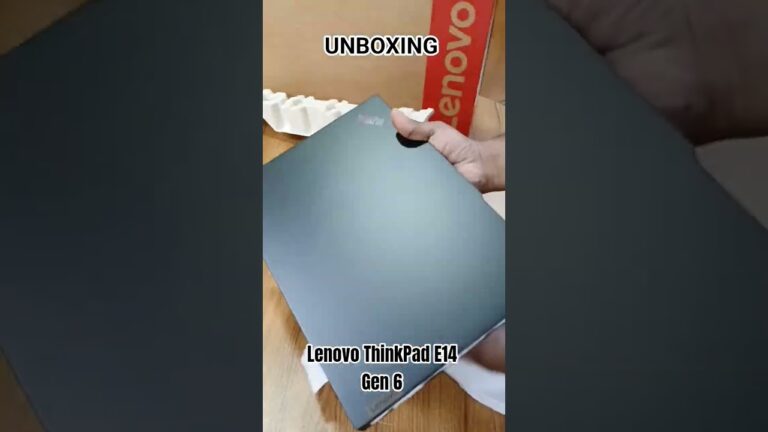 Lenovo ThinkPad E14 Gen6 16GB & 512GB #shorts #unboxingshorts