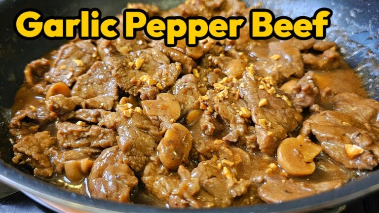 Garlic Pepper Beef: A Bold and Flavorful Favorite