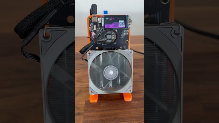 This Is The NerdQAxe 3BTC Lottery Miner  #crypto #bitcoinmining