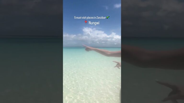 5 must visit places in Zanzibar |  #travelcontentcreator #tanzania #exploremoretoday
