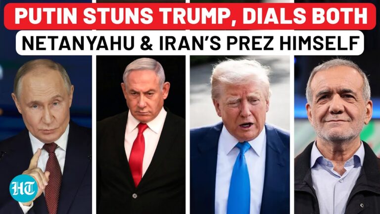 Iran Vs Israel's Biggest Twist Yet: Putin Directly Calls Netanyahu & Pezeshkian, Checkmates Trump