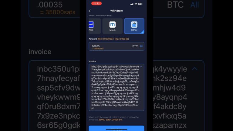 Bitcoin Mining App Withdraw (35,000 Sats) #bitcoin #mining #withdraw