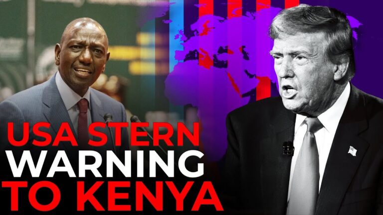 U.S WARNS KENYA ON RELATIONS WITH CHINA Mushenee