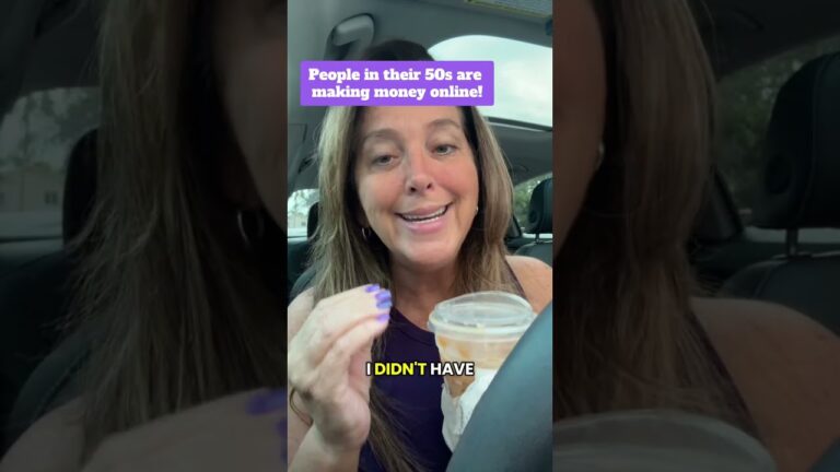 Making money online in your 50s… Try not to overthink it