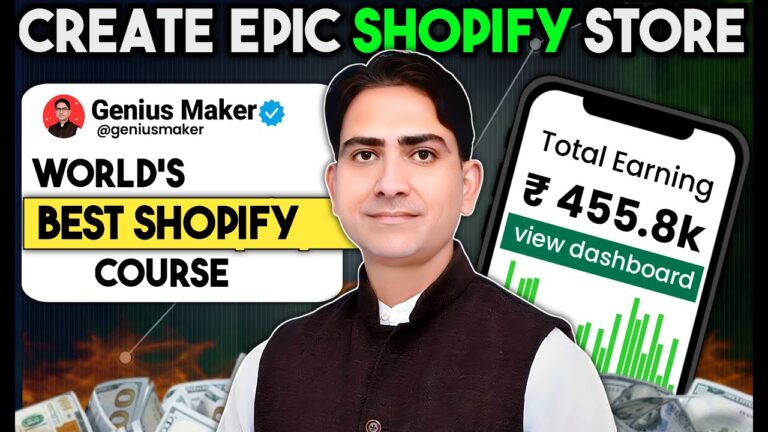 Complete Shopify Store Setup Course in Hindi (2025) 🔥 Best Shopify Tutorial for Beginners to Pro