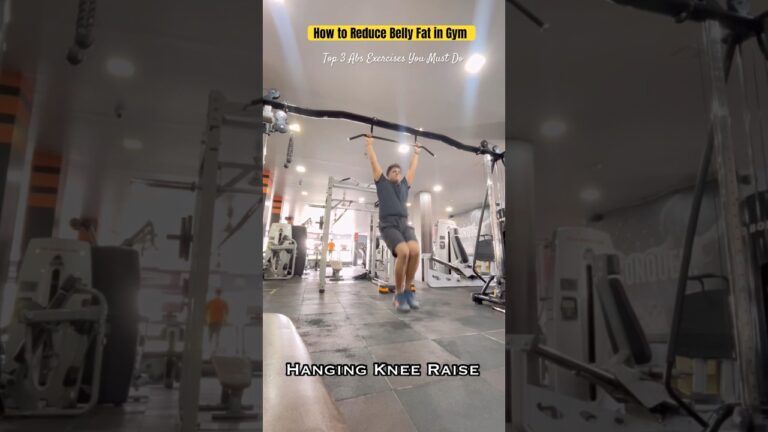 “How to Reduce Belly Fat in Gym | Top 3 Abs Exercises You Must Do”Best Abs Workout for Flat Tummy 💪