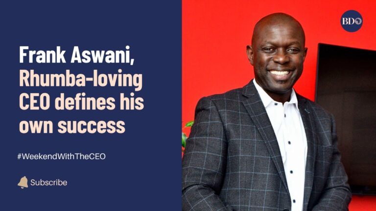 Frank Aswani: Rhumba-loving CEO defines success beyond where one comes from