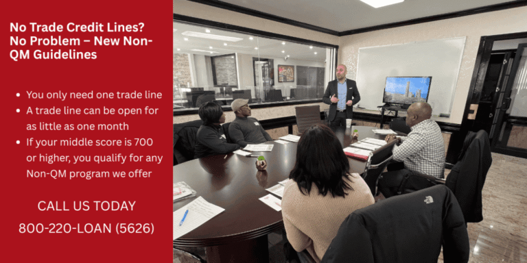 No Trade Credit Lines? No Problem – New Non-QM Guidelines