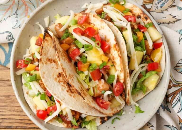 Pineapple Chicken Tacos – Barefeet in the Kitchen