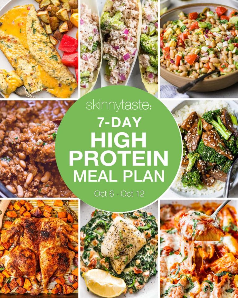 7 Day High Protein Diet Meal Plan