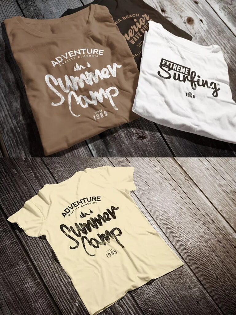 25+ Best Folded T-Shirt Mockups