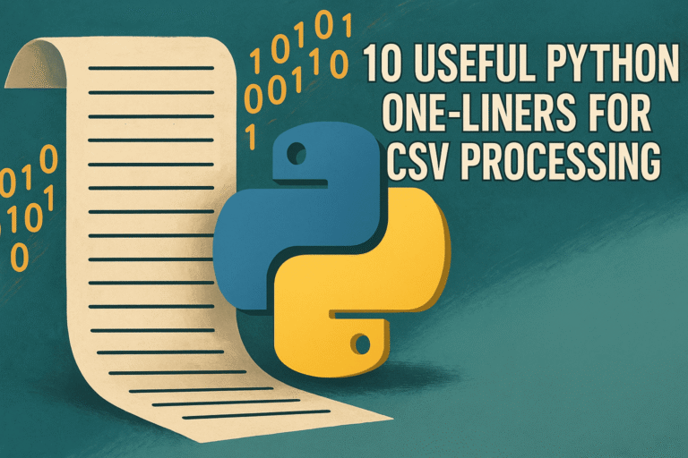 10 Useful Python One-Liners for CSV Processing