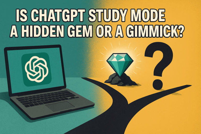 Is ChatGPT Study Mode a Hidden Gem or a Gimmick?