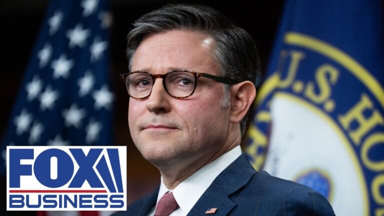 Speaker Johnson holds press briefing as shutdown nears one month