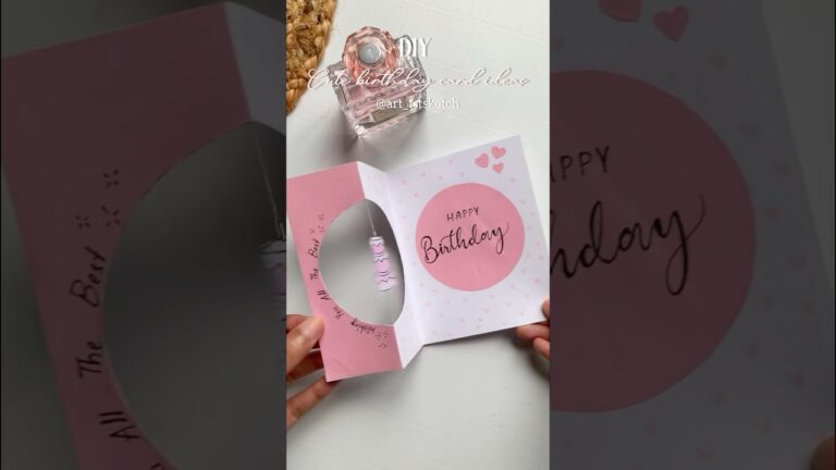 DIY Cute Birthday Card Ideas💗✨ #diy #cardcraftideas #birthdaycardideas #diygiftcard #diygifts