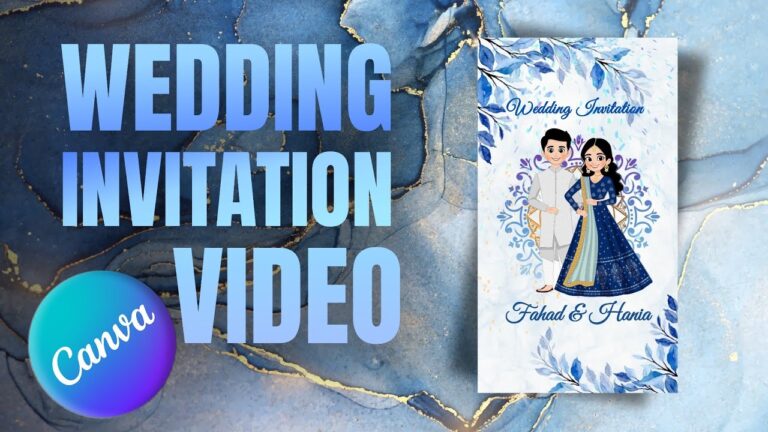 How To Create Wedding Invitations On Canva 2025 🚀 | Wedding Invitation Video Kaise Banaye?