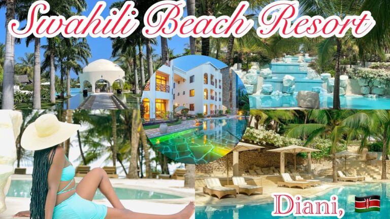 Swahili Beach Resort & Spa Tour-The Best 5 Star Hotel in Diani, Kenya 🇰🇪Most Luxurious ‼️