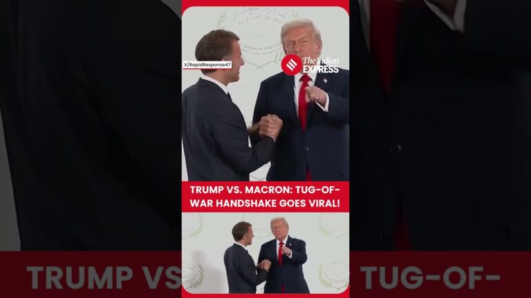 Friendly or Fierce? Trump-Macron "Aggressive" Handshake Sparks Reactions