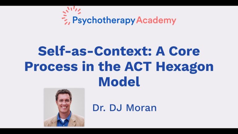 Self-As-Context: A Core Process in the ACT Hexagon Model