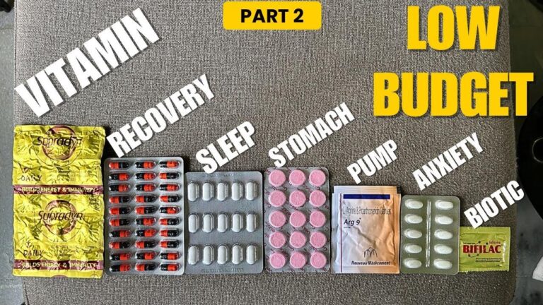 Low Budget Only 6 Supplements For Muscle Building