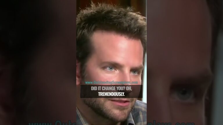 Bradley Cooper on getting Sober