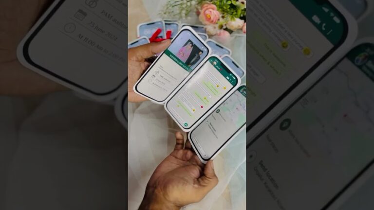 I phone wedding card iphone wedding card #wedding #delhiweddingplanner #weddinginvitation