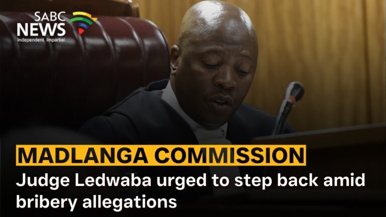 Madlanga Commission | Judge Aubrey Ledwaba urged to step back amid bribery allegations