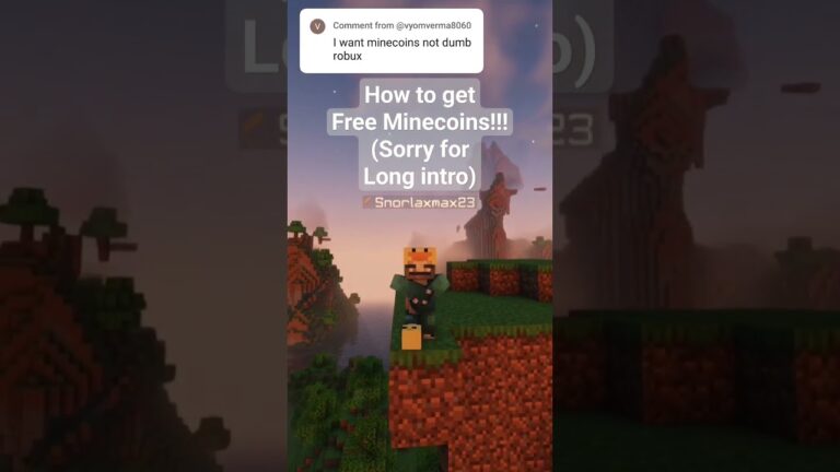 how to get free minecoins!!! #shorts