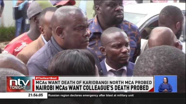 Kariobangi North MCA Joel Munuve collapses and dies in Nairobi Mushenee