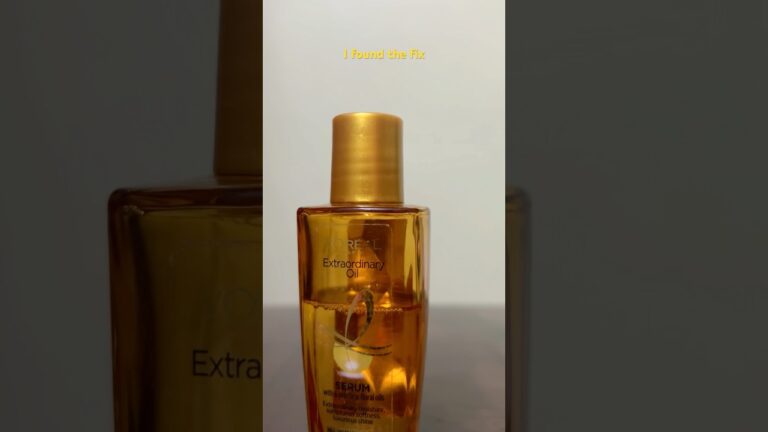 L'Oreal Paris Extraordinary Oil Serum perfect for dry frizzy hair @lorealparisindia #ugc