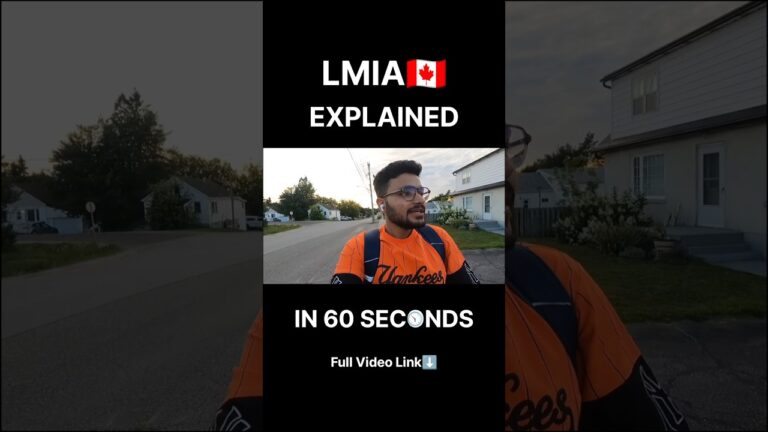 LMIA CANADA🇨🇦 | Explained in 60 Seconds🕜| #shorts #canada #lmia #canadalife Mushenee