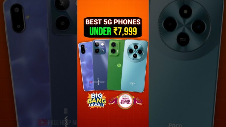 Best 5G Phones Under ₹8,000 😱 | Flipkart & Amazon Diwali Sale 2025 | Cheapest 5g Phones 🔥 #shorts