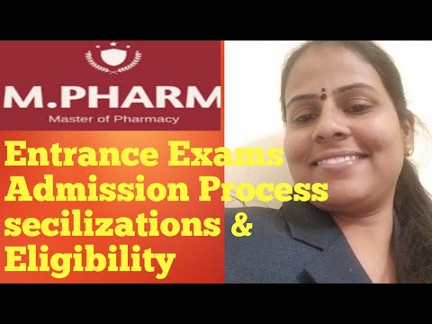 M.PHARMACY COURSE DETAILS, ADMISSION &LIST OF DEPARTMENTS, AGE LIMIT IN TELUGU