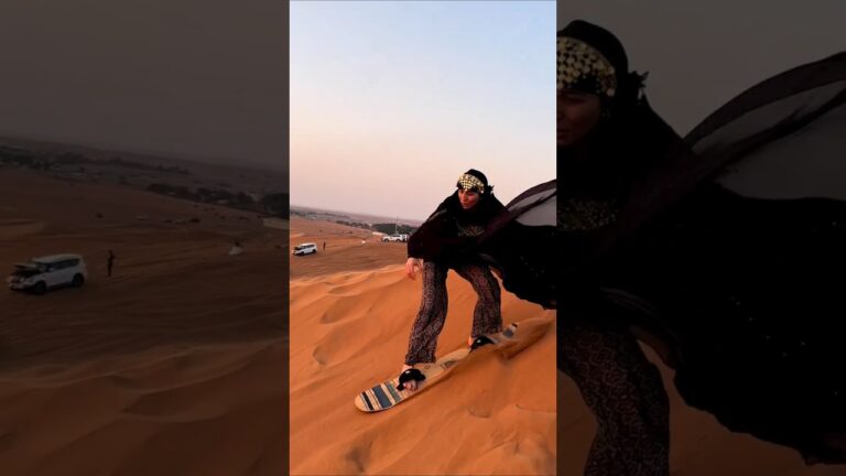 Desert Safari Dubai Sand Boarding. Come & Book with us.