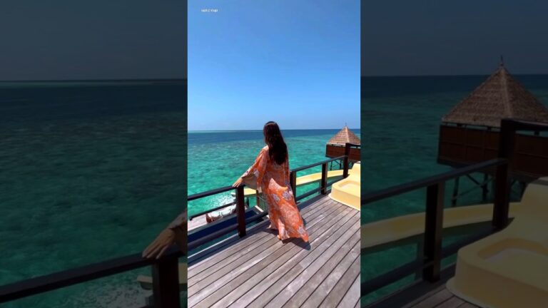 Maldives Ocean Resort hd 4K View | Paradise Island Vacation 2025 🌴💦!#shorts #travel #nature #luxury