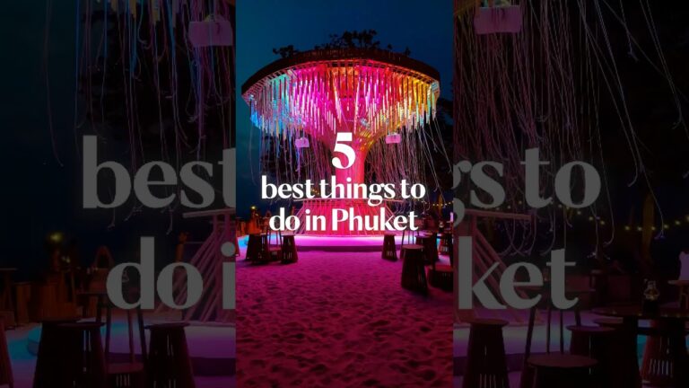 5 best things to do in Phuket Thailand #phuket #thailandtravel Places to visit in Phuket