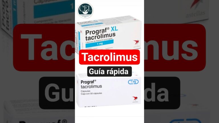 Tacrolimus oral 💊: guía rápida para un uso seguro | Educación del paciente