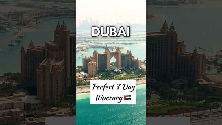 Best 7-Day Dubai Itinerary 🇦🇪🙌🏻 #dubai #abudhabi #burjkhalifa
