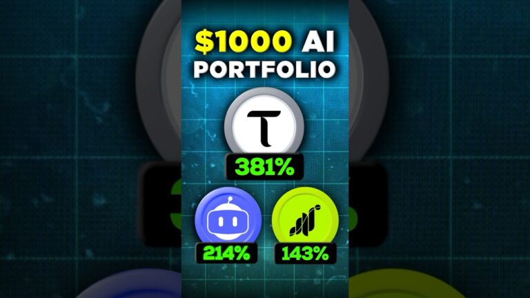 Best $1000 AI Crypto Porfolio 📈
