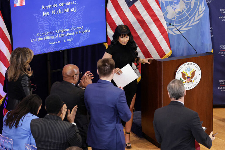 Nicki Minaj Speaks At United Nations Panel