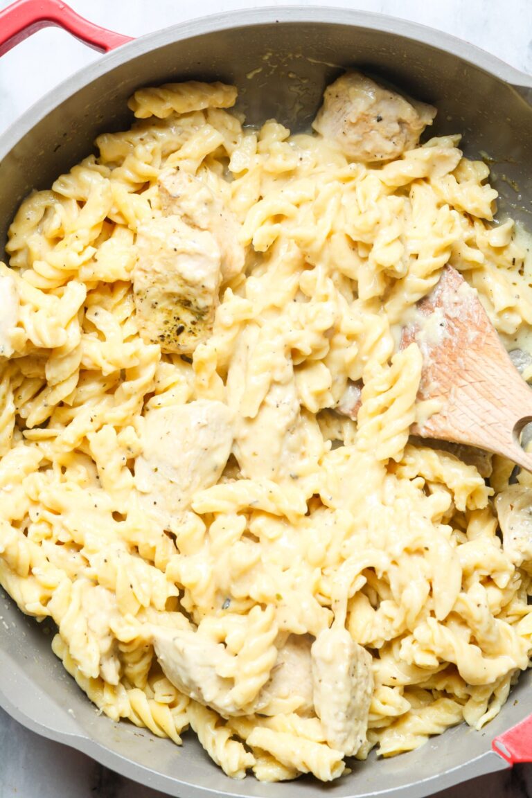 Garlic Chicken Pasta ⋆ 100 Days of Real Food