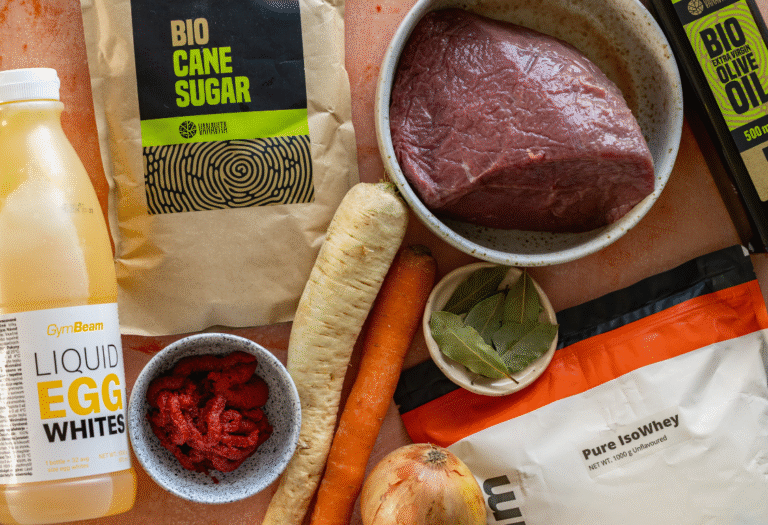 Fitness Recipe: Tomato Sauce with Beef and Protein Dumpling